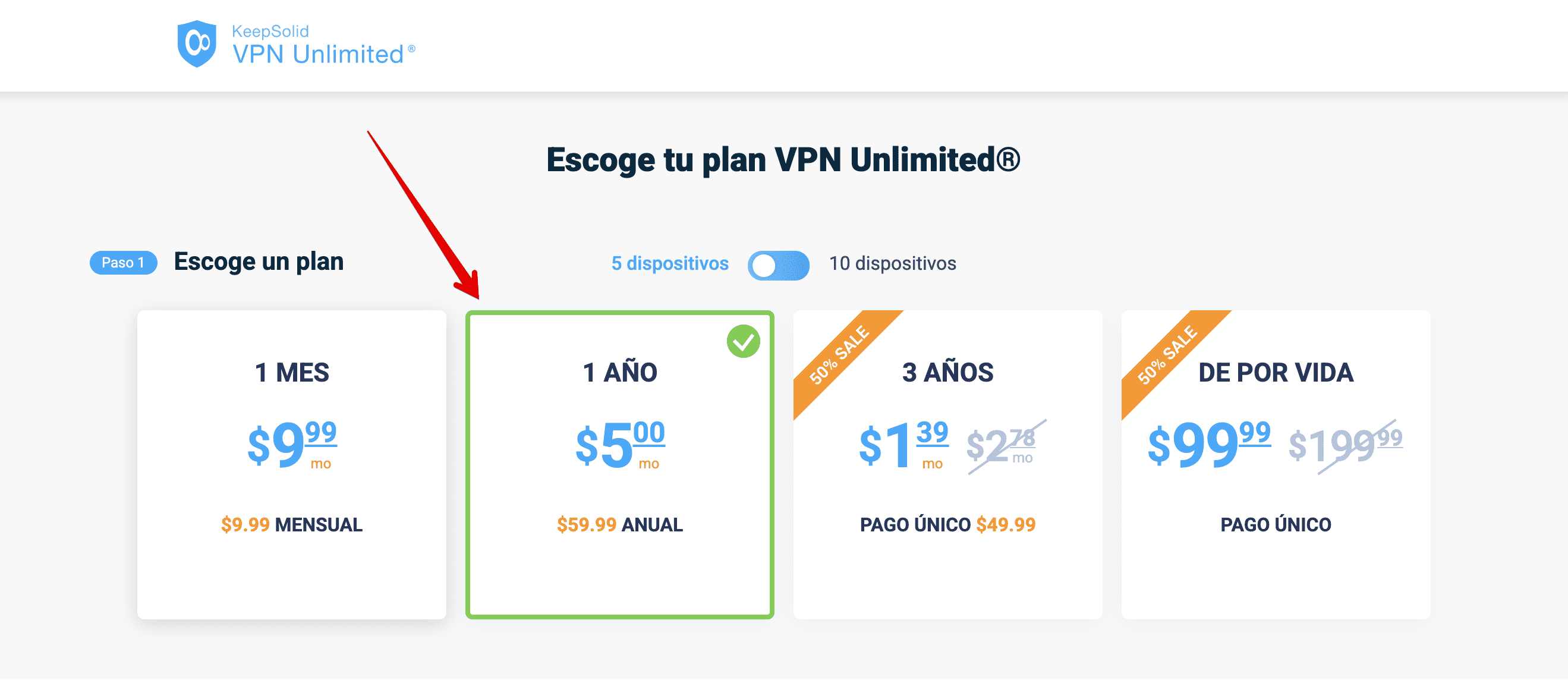 Compra VPN con tarjeta de crédito
