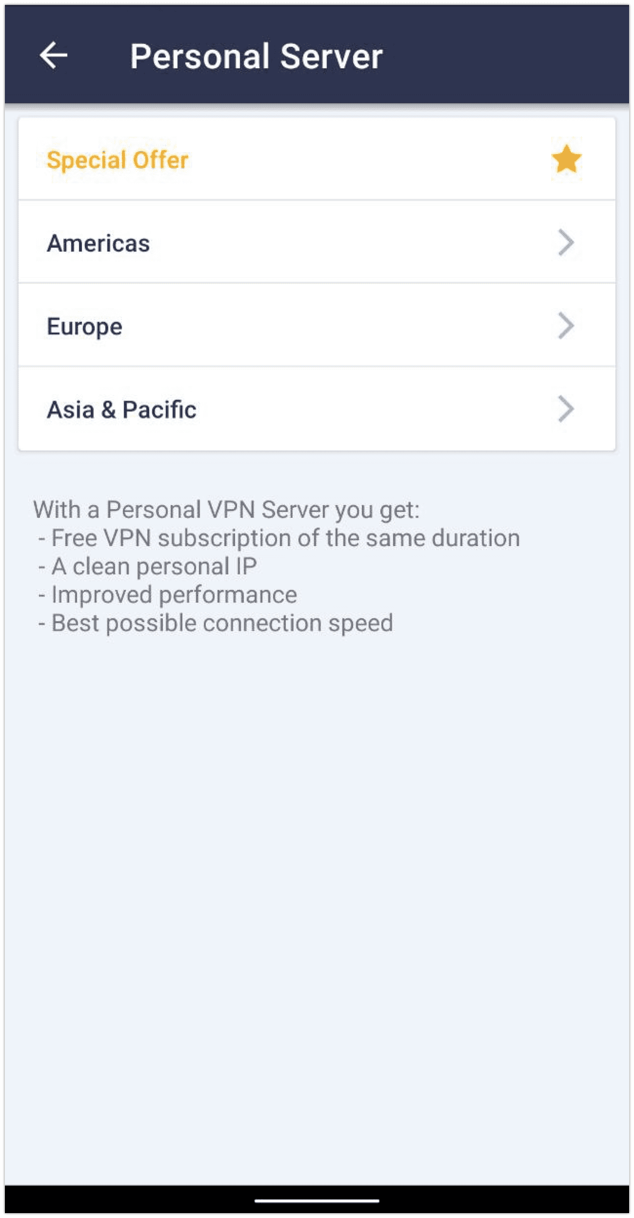 Get personal VPN server
