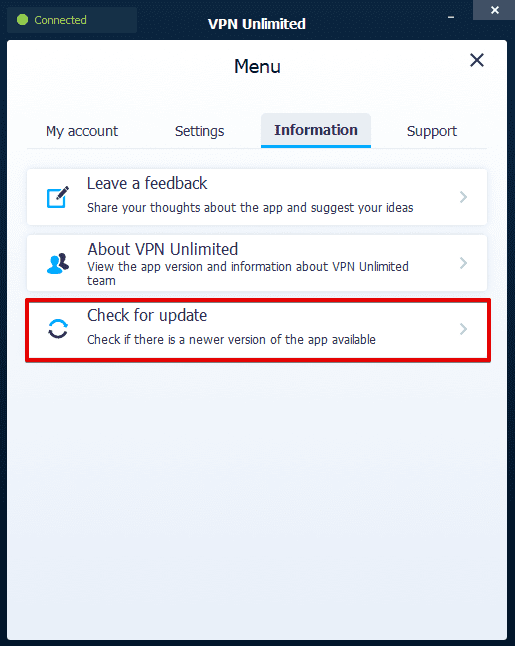 VPN for Windows - How to update KeepSolid VPN Unlimited app