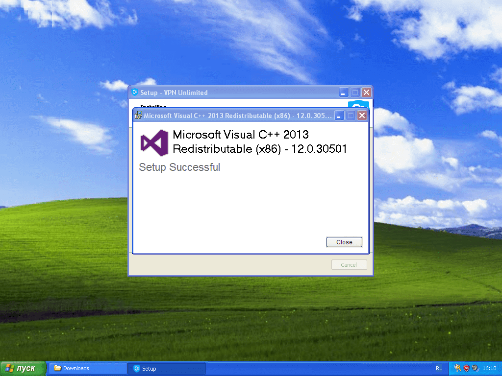 Установка Microsoft Visual
